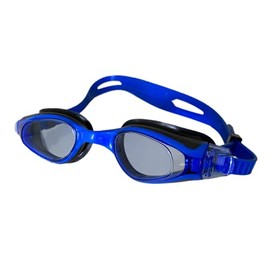 Maru Swimming Goggles, Mens and Womens, Pool Accessories, Magna Anti-Fog, Clear Vision with UV Protection with TPR Gasket (Blue, One Size)