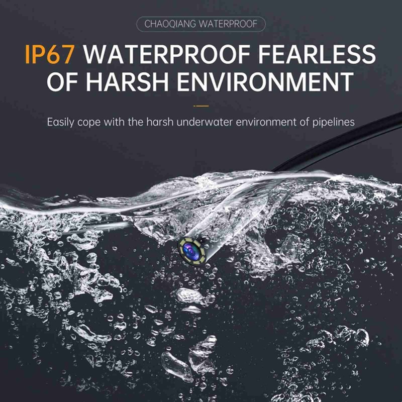 Endoscope Camera with Light, HD 1080P Borescope with 4.3'' Screen