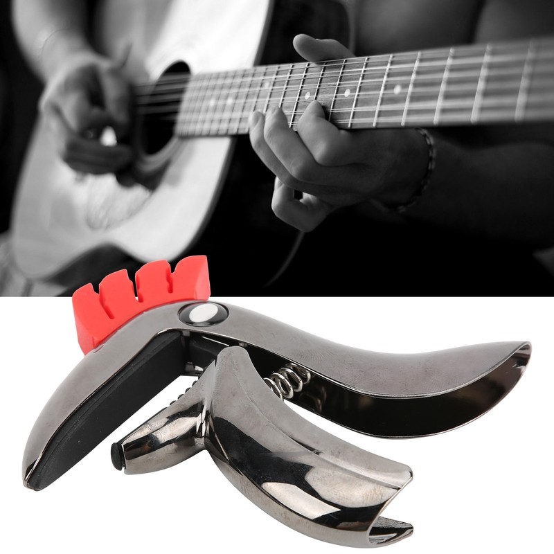 Bird Shape Guitar Capo Zinc Alloy Easily Switch Folk Pop