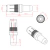 ZYAKOMO Motorcycle CNC Exhaust Slider Compatible with MSX125 GROM 2025