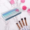 Clear Nail Tool Storage Box with Labels - 12 Piece