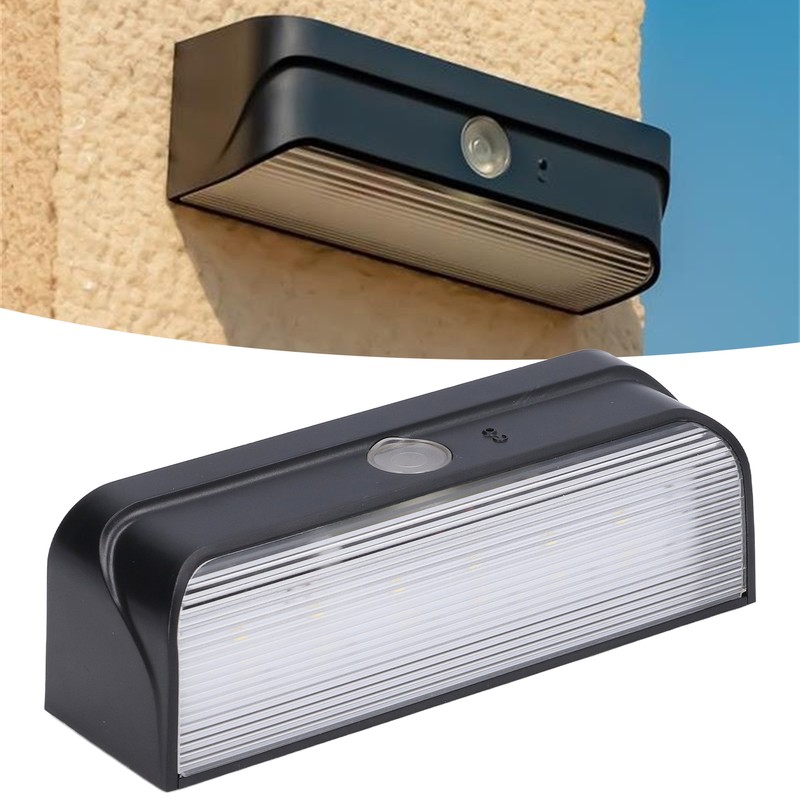 LED Wall Light Solar Power Light Control Energy Saving IP65