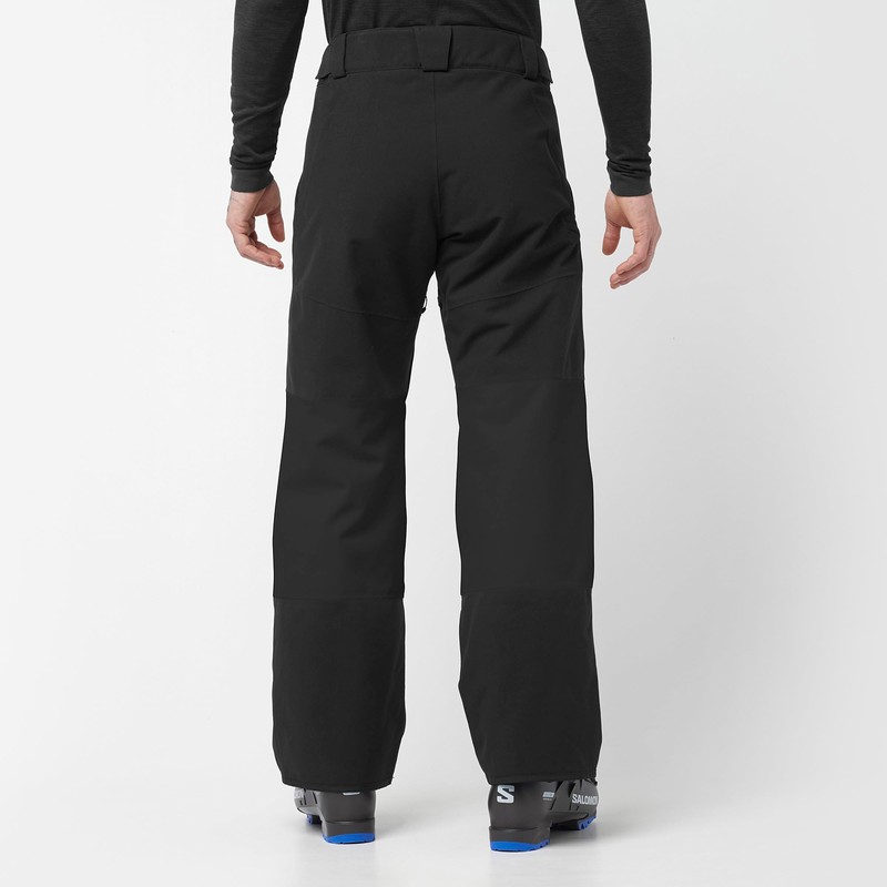 Salomon Men's Transfer Puff Alpine Ski Pants, DEEP Black, M
