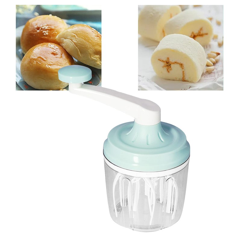 Egg Beater Egg Mixer Coffee Mixer,1200ml Manual Whisk Household Small