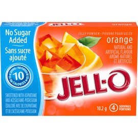 Jell-O Orange Light Jelly Powder, 10.2g (Pack of 18)