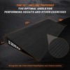 Squat Wedge Block - Large One-Piece Slant Board for Heel