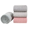 Glamburg 100% Soft and Breathable Cotton Thermal Blanket King Teal