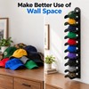 Wall-Mounted Baseball Cap Organizer – Multi-Layer ABS Hat Rack for