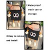 VimoDemo Car Multifunctional Trash Can with Tissue Holder Seat Back