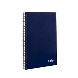 Collins Essential A4 Spiral Bound Ruled Notebook 80 Pages Dark Blue