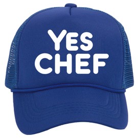 TOP HEADWEAR Yes Chef Hat - Snapback Trucker Hat for Men Royal