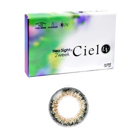 Neo Sight 2 Weekciel, Neo Sight 2week Ciel UV, 6 Sheets [Ciel Green] -3.75