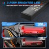MICTUNING Truck Tailgate Light Strip 48 Inch Triple Row 360
