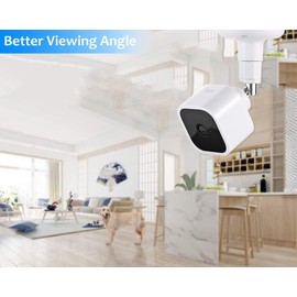 HOLACA Camera Wall Mount for Blink Outdoor/Indoor Camera, Blink XT/XT 2, Blink Mini/Mini 2, 360 Degree Adjustable Camera Mount