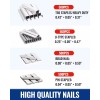 WORKPRO 4-in-1 Staple Gun Manual Brad Nailer Upholstery Stapler Nail