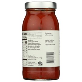 ORGANICO BELLO Organic Delicate Recipe Pasta Sauce, 25 OZ