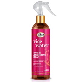 Difeel Rice Water Leave-in Conditioning Spray 8 oz. - Spray Leave in Conditioner For Dry Damaged Hair
