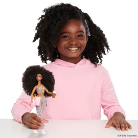 Naturalistas Fashion Pack Coffee Casual 7-Piece Outfit and Accessories Set for 11.5-Inch Tall Naturalistas Dolls, Designed and Developed by Purpose Toys