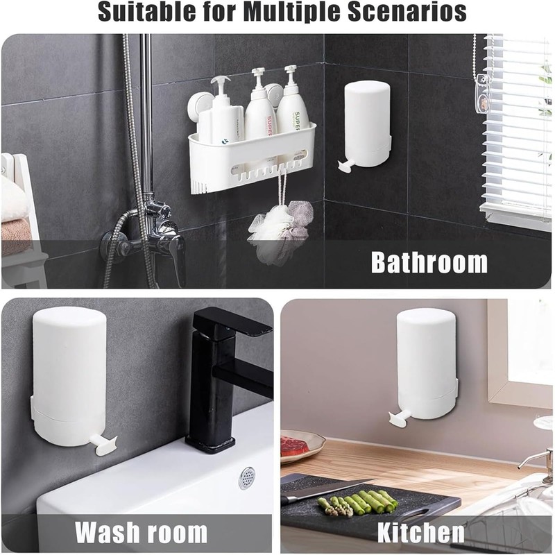 KnjoFly Soap Grinder, Bar Soap Dispenser, Wall-Mounted, No Drilling, Waterproof,