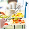 MAGICLULU Stainless Steel with Ergonomic Handle Precision Cooking Tongs for