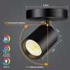 VANoopee Flush Mount LED Ceiling Spotlight Dimmable Adjustable Spotlight Directional