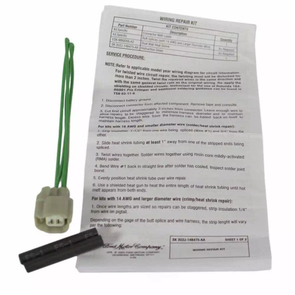 Motorcraft Wheel Speed Sensor Connector Motorcraft WPT-1116