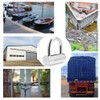 Cylindrical Heavy Duty Stainless Steel Padlock with Key,high Security Shipping