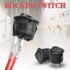 Rocker Switch 5A 250V/10A 125V DIY Waterproof Self-Locking On/Off 3