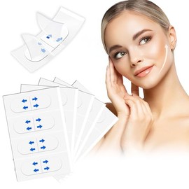 NBF Face Lift Tape Invisible, Face Tapes for Lifting Sagging Skin, Instant Facelift Tapes for Women, Lifts Sagging Skin and Concealed Makeup Tape, Visible Results in Seconds, 108PCS
