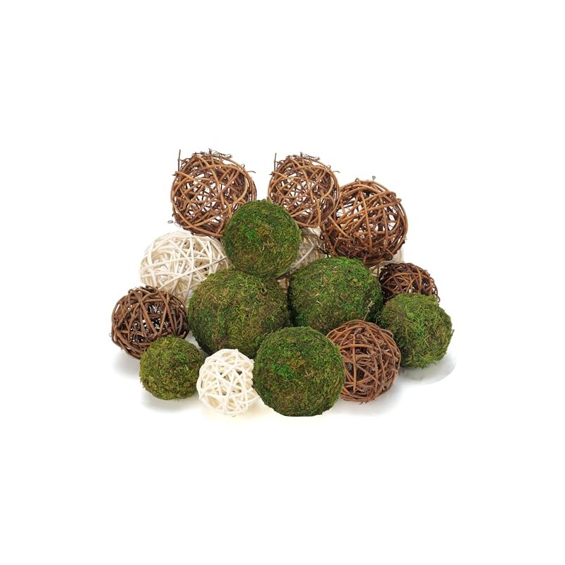 USMOLA - 18 piezas de bolas decorativas para cuenco de