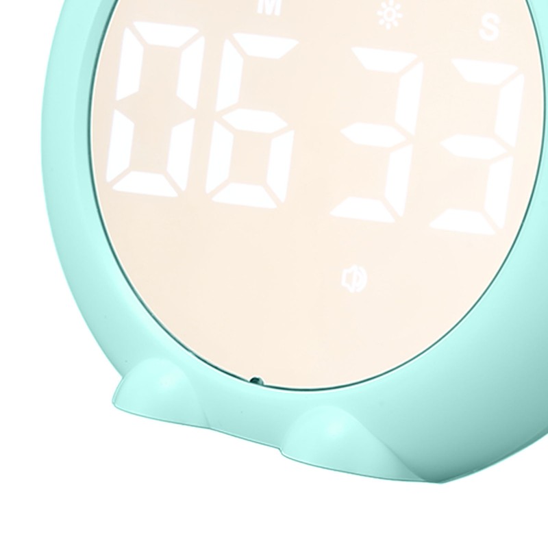 Kids Timer Night Light Cute Cartoon Rabbit Digital Countdown Timer