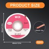 2 Pack Solder Wick with Flux no Clean Copper, Premium