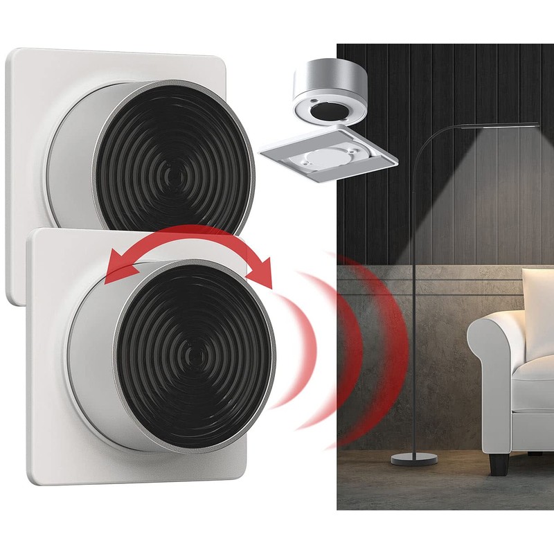 Luminea Home Control Rotary Dimmer: Set of 2 Mobile Light