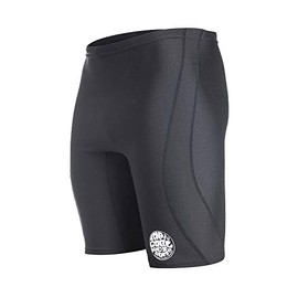 RIP CURL Mens Thermo Pro Sailing Boating Watersports Shorts - Black - Thermal Warm Heat Layer Layers