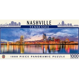 MasterPieces - Nashville, Tennessee 1000 Piece Panoramic Jigsaw Puzzle