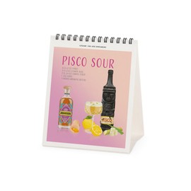 Legami - Desk Calendar 2025, Calendar 12 x 14.5 cm, 12 Months and Year Planner 2026, 6 Languages, International Zodiac Signs and Holidays, Cheers