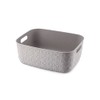 CURVER Softex 12.5 Litre Storage Basket, Elegant Design, Lightweight, Stackable