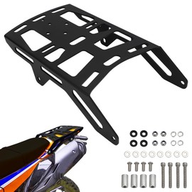 MOTOQUEEN for Honda CRF300L Rally ABS 2021-2024 Rally Rear Luggage Rack Carrier Mount Aluminum Cargo Rack Tail Rack Support Shelf CRF300L Accessories
