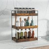 SANRETAHO Bathroom Counter Organizer, 3-Tier Wood Spice Rack Organizer for