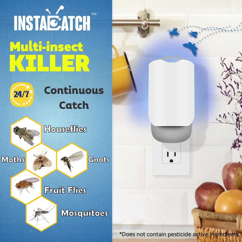 Flying Insect Trap for Indoors - Bug Catcher for Home,