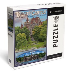 Lantern Press 1000 Piece Jigsaw Puzzle, Thousand Islands, New York, Boldt Castle