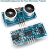 A-DIGISHUO 5PCS HC-SR04 Ultrasonic Module Ultrasonic Distance Measuring Module Distance