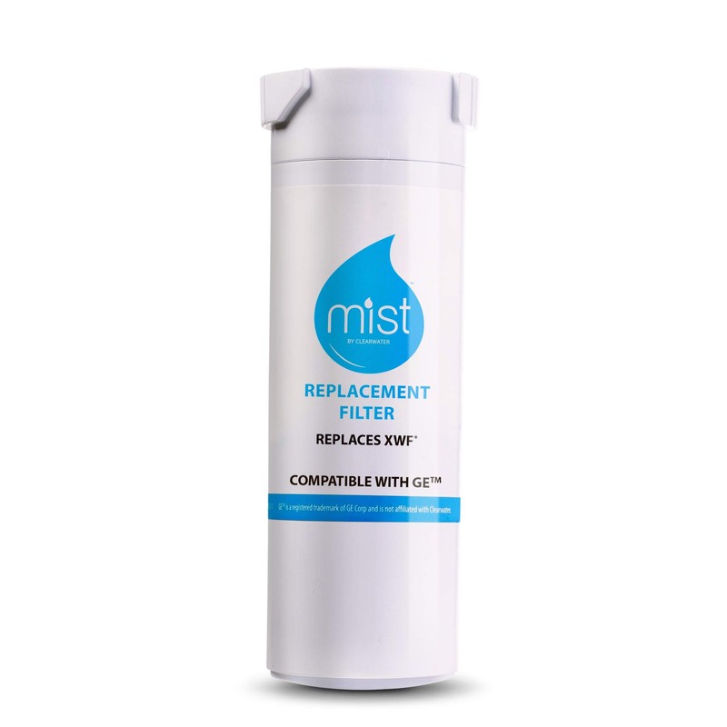 Mist XWF Water Filter Replacement, Compatible with GE Models: GWE19JSLSS,