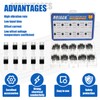 BOJACK 10 Values 50 Pcs IRFZ44N IRF510N IRF530N IRF540N IRF640N