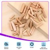 Swpeet 200Pcs 6mm 8mm 10mm Wooden Dowel Pins, Beveled Ends