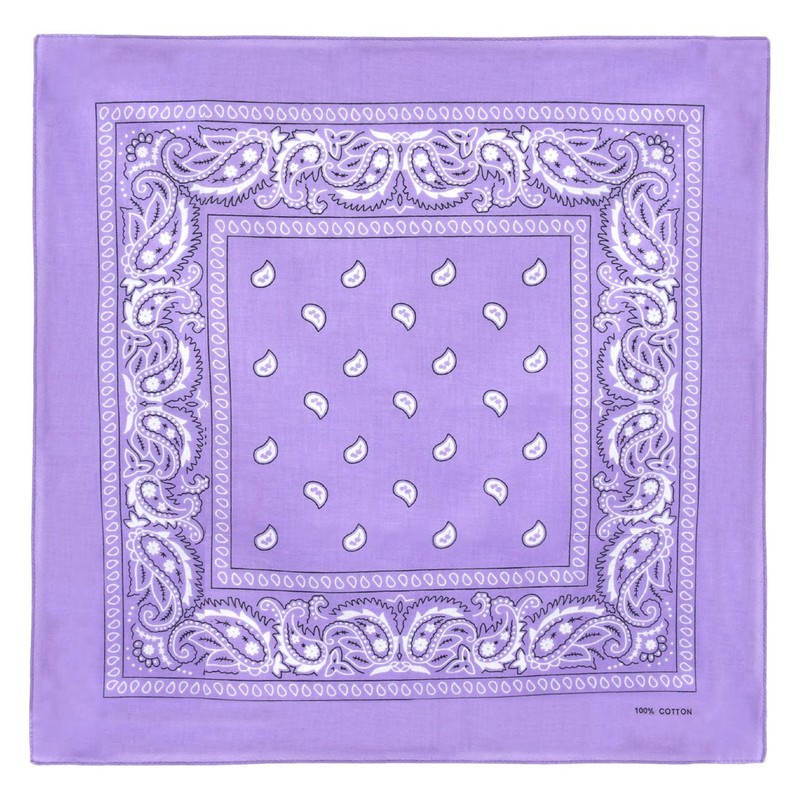 Laciteinterdite Set of 3 Paisley Bandanas for Men and Women,