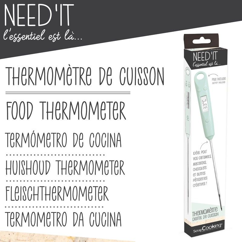 Scrap Cooking Digital Food Thermometer