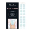 MelodySusie 30PCS Semi Cured Gel Nail Strips (Powder Blue), Works