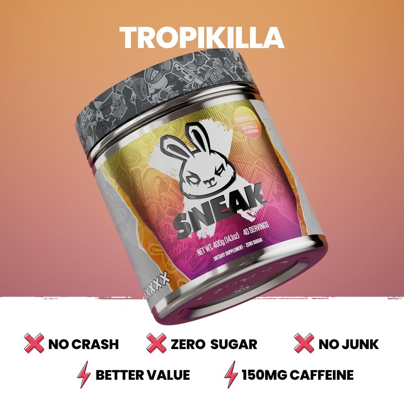 SNEAK Energy Drink Powder | Tropikilla | No Sugar. No