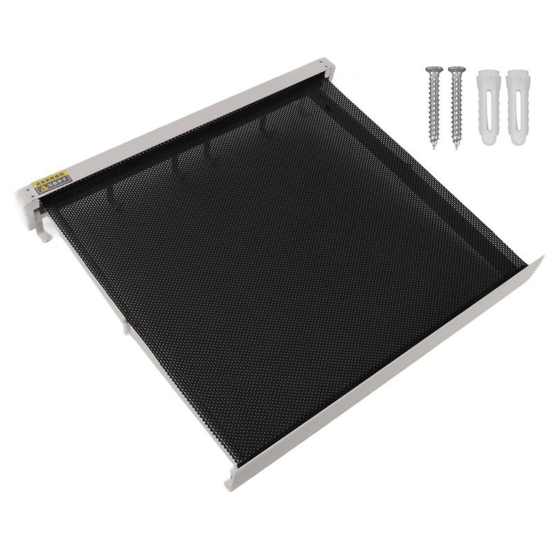 Retractable Clothes Drying Rack with Template Wall Mount Mesh Breathable